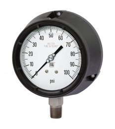 Bourdon tube “solid-front” pressure gauges MGS30 DN125 turret case DS 4.5”
