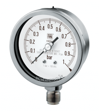 Heavy work pressure gauges MGS19 DN100-150