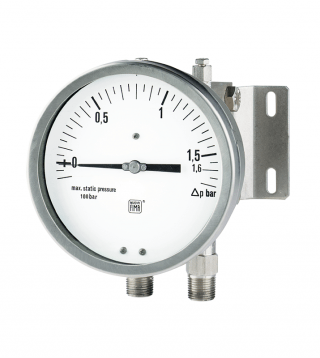 Differential pressure gauges PN 100 with double diaphragm MD16 DN 100-150mm