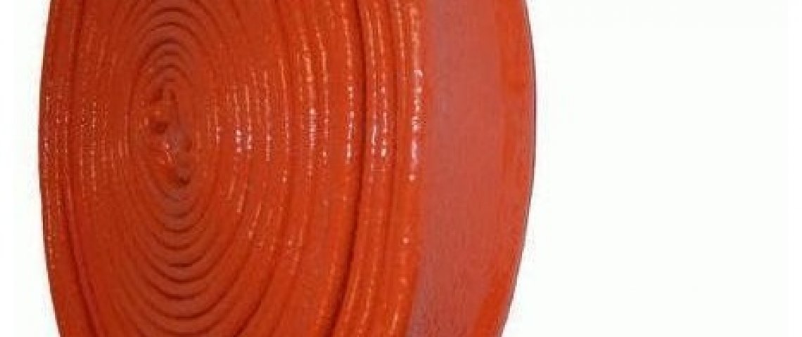 guaina isolamento termico glass fiber heat protection sleeve with Silicone outside